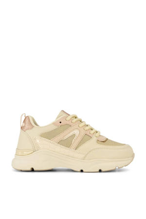 chunky sneakers beige