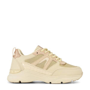 chunky sneakers beige