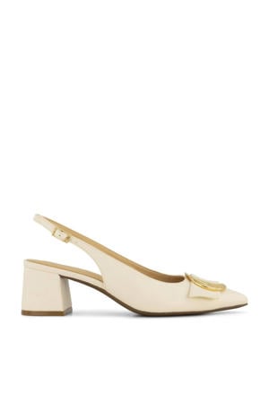 slingback pumps beige