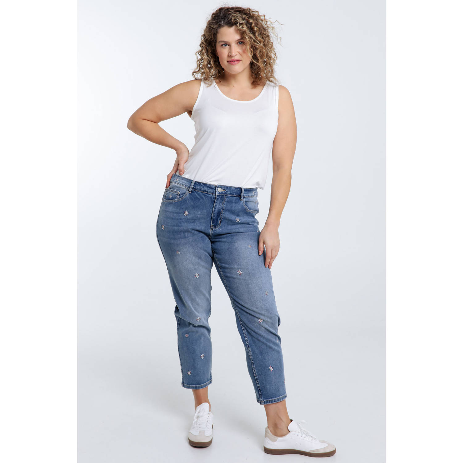Paprika medium blue denim