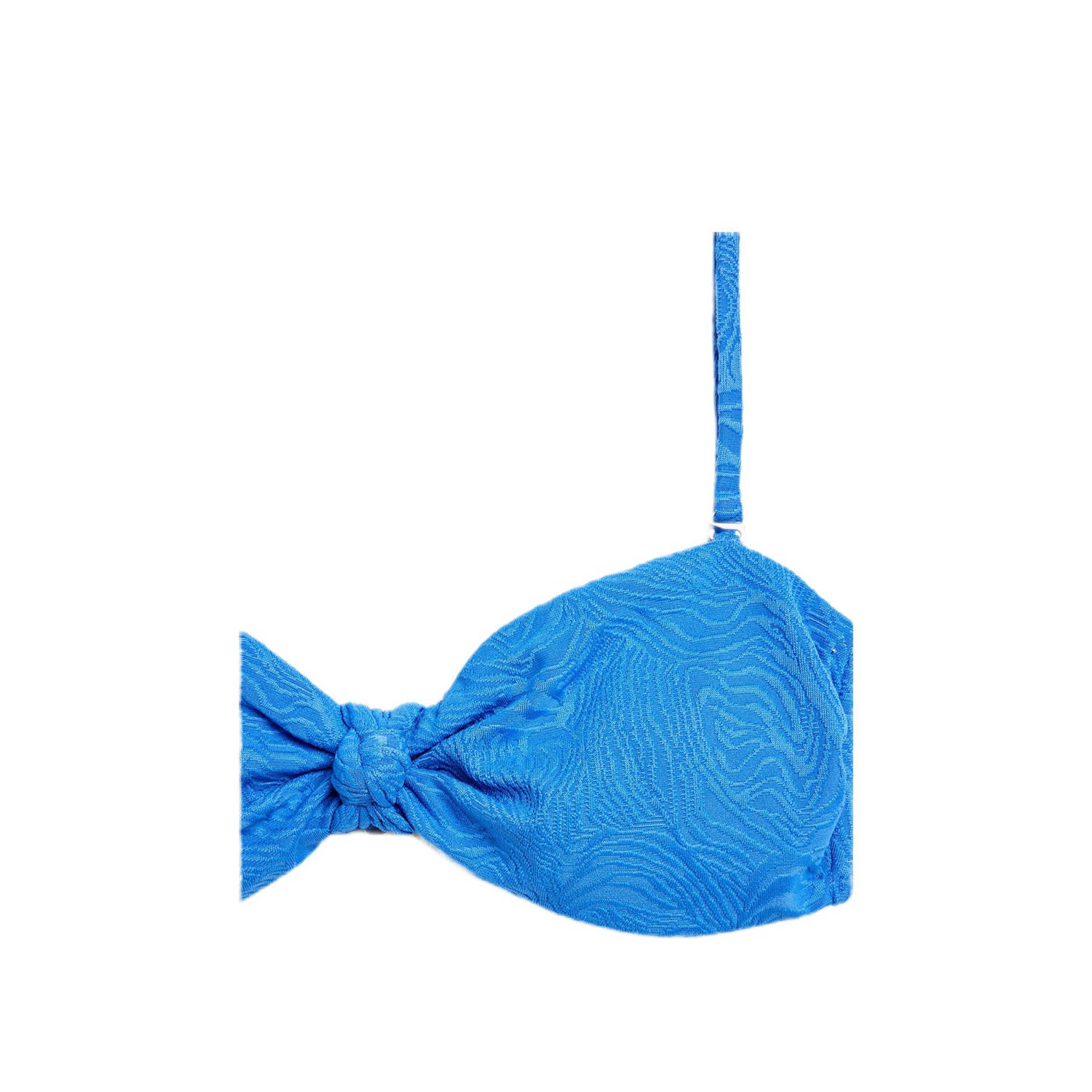 America Today voorgevormde strapless beugel bikinitop Allison blauw