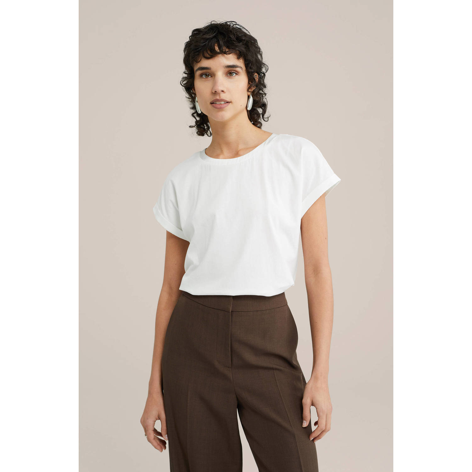 WE Fashion top ecru