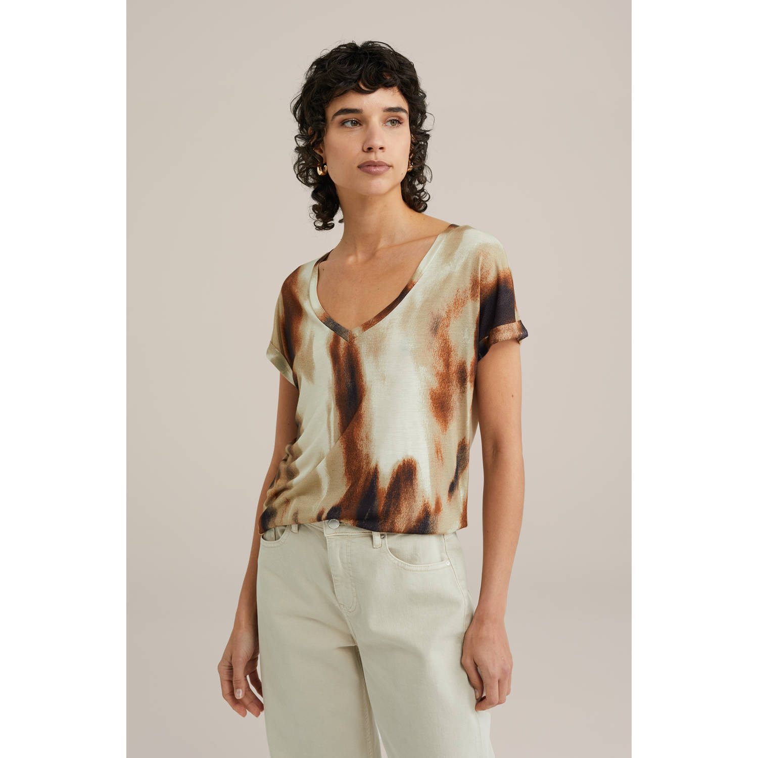 WE Fashion top beige