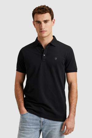 slim polo zwart