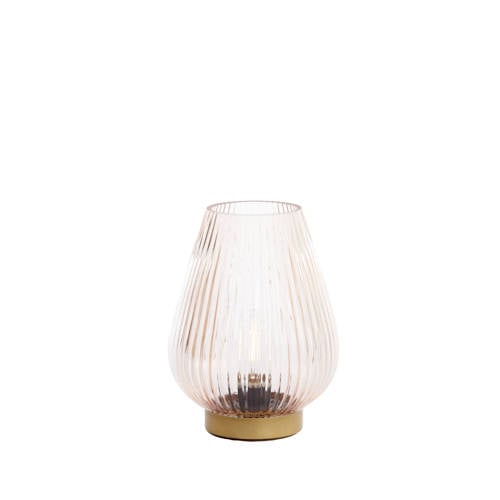 Light & Living tafellamp LED TAJERA (Ø14,5x19,5 cm) - Batterij - Oranje