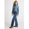 Anytime low rise relaxed jeans blauw