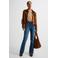 Ruby high waist flared jeans dark blue