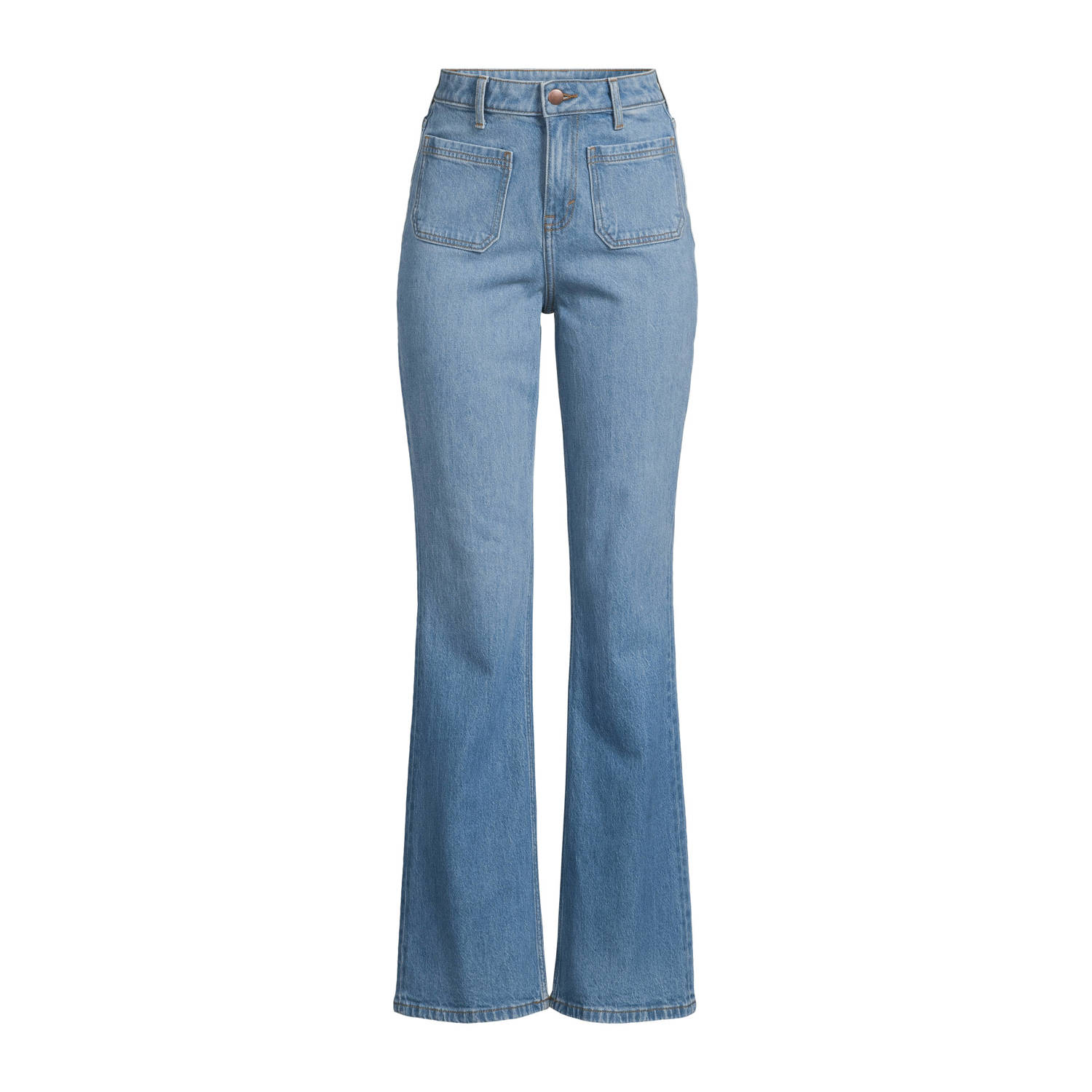 Ruby high waist flared jeans lichtblauw