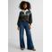 Ruby high waist super wide leg jeans dark blue