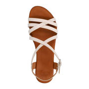 thumbnail: Manfield leren sandalen wit