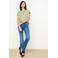 LOLALIZA flared jeans medium blue denim