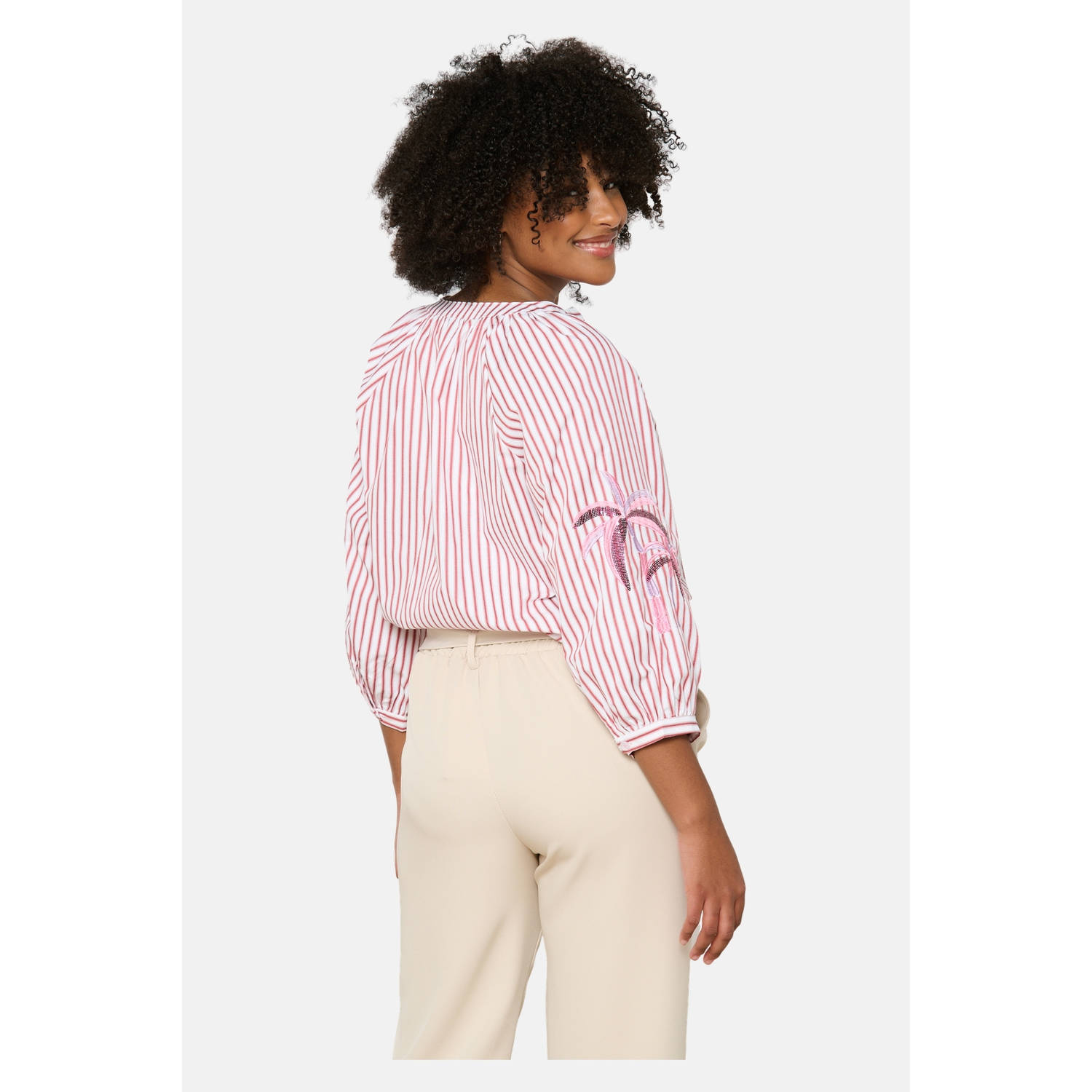 LOLALIZA blouse donkerrood