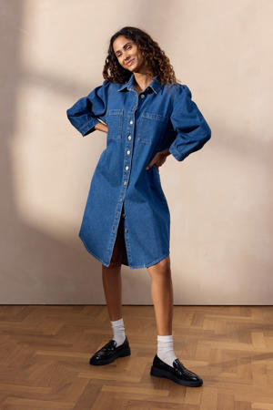 spijkerjurk medium blue denim