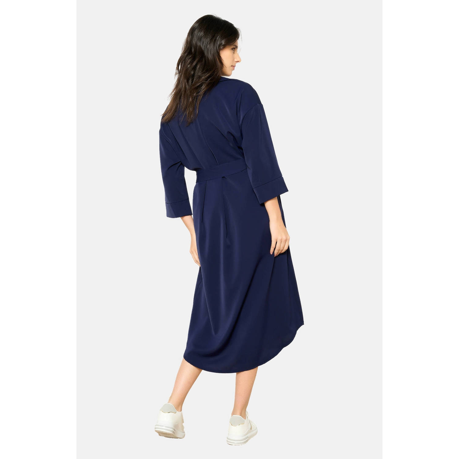 LOLALIZA blousejurk donkerblauw