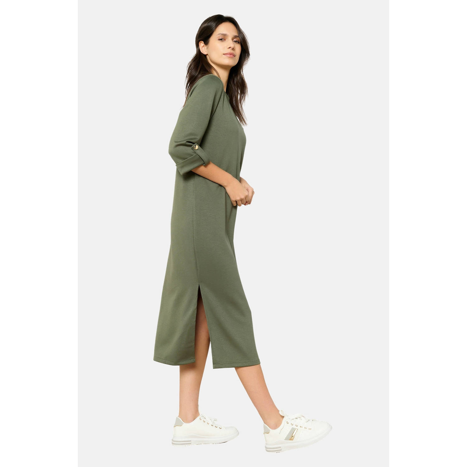 LOLALIZA sweatjurk kaki