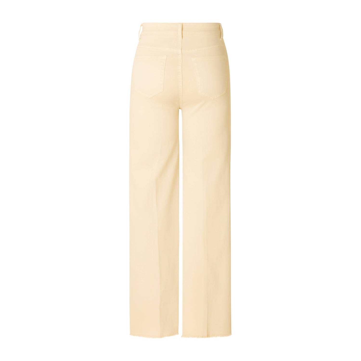 Yesta straight regular waist broek beige
