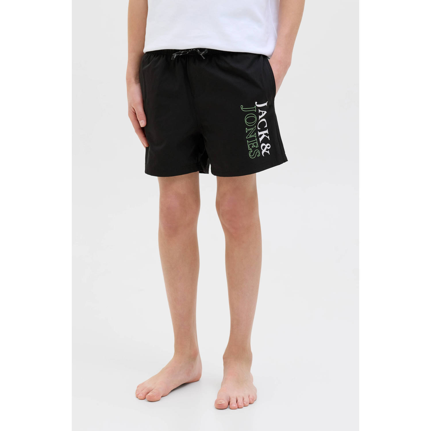 JACK & JONES JUNIOR zwemshort zwart