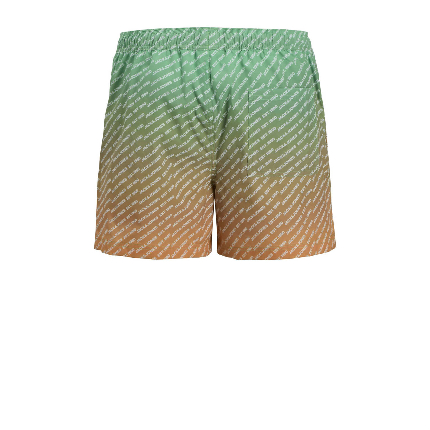 JACK & JONES JUNIOR zwemshort groen oranje