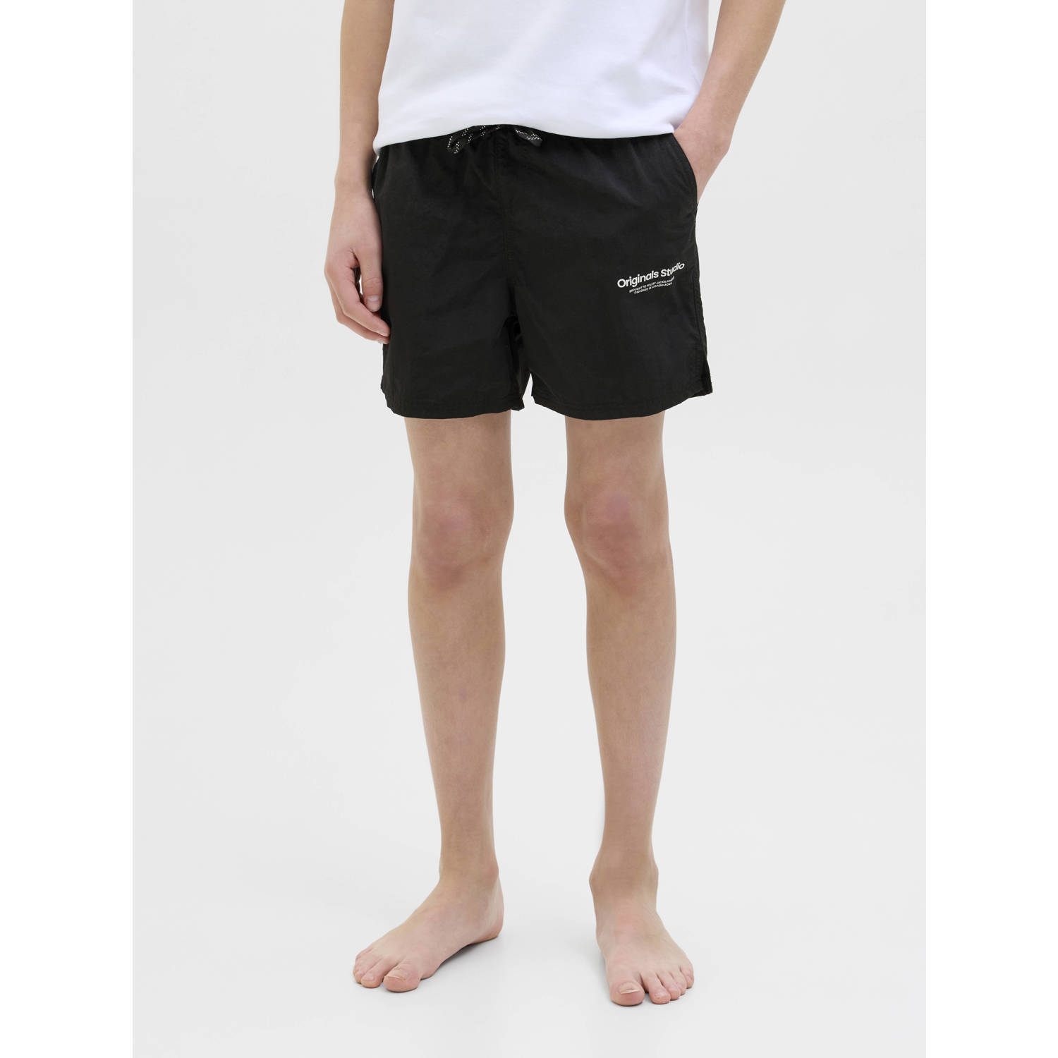 JACK & JONES JUNIOR zwemshort zwart