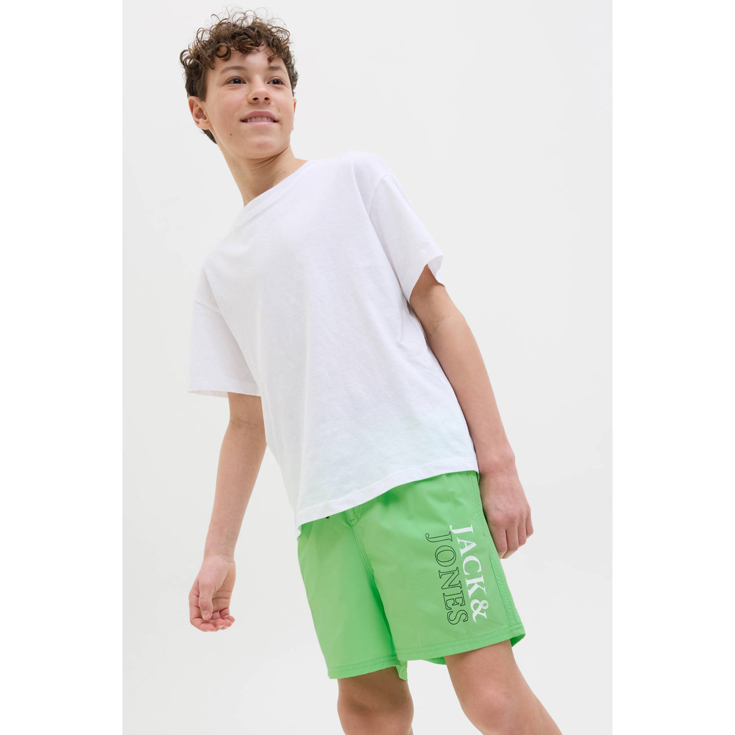 Jack & Jones Junior Zwemshort JPSTMAUI JJSWIM DOUBLE LOGO AKM SN JNR