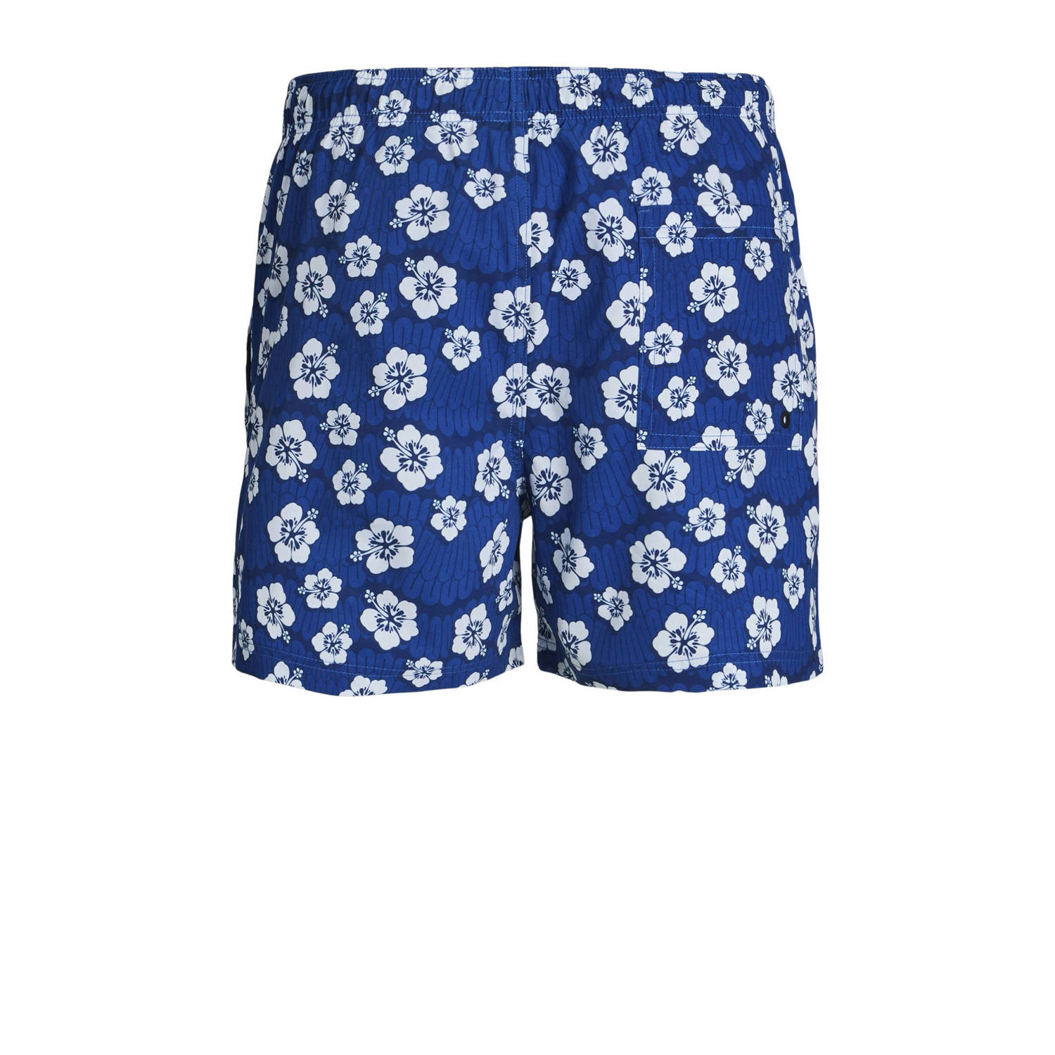 JACK & JONES JUNIOR zwemshort JPSTMAUI blauw wit