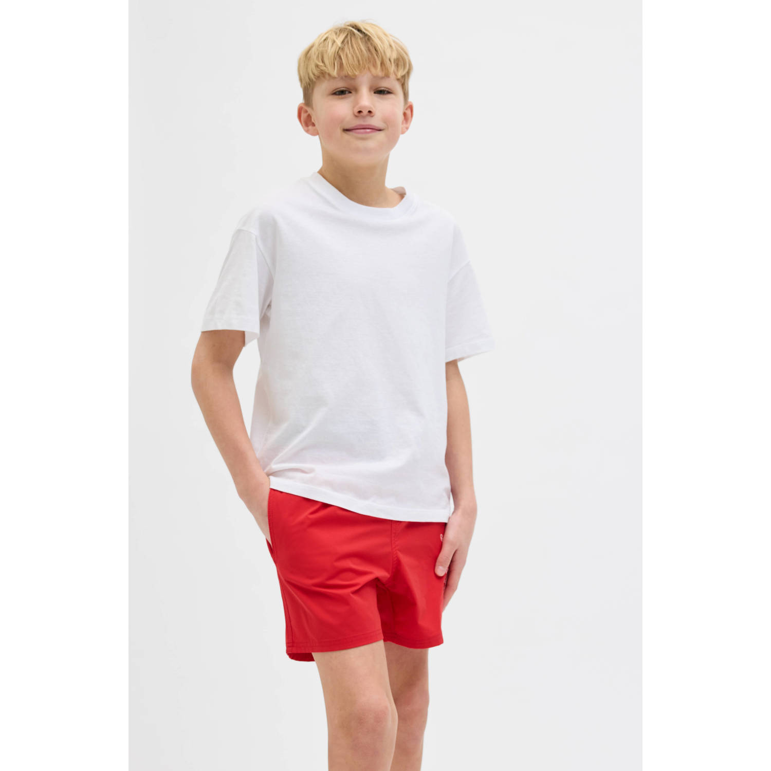 Jack & Jones Junior Zwemshort JPSTMAUI JJSWIM DOUBLE LOGO AKM SN JNR