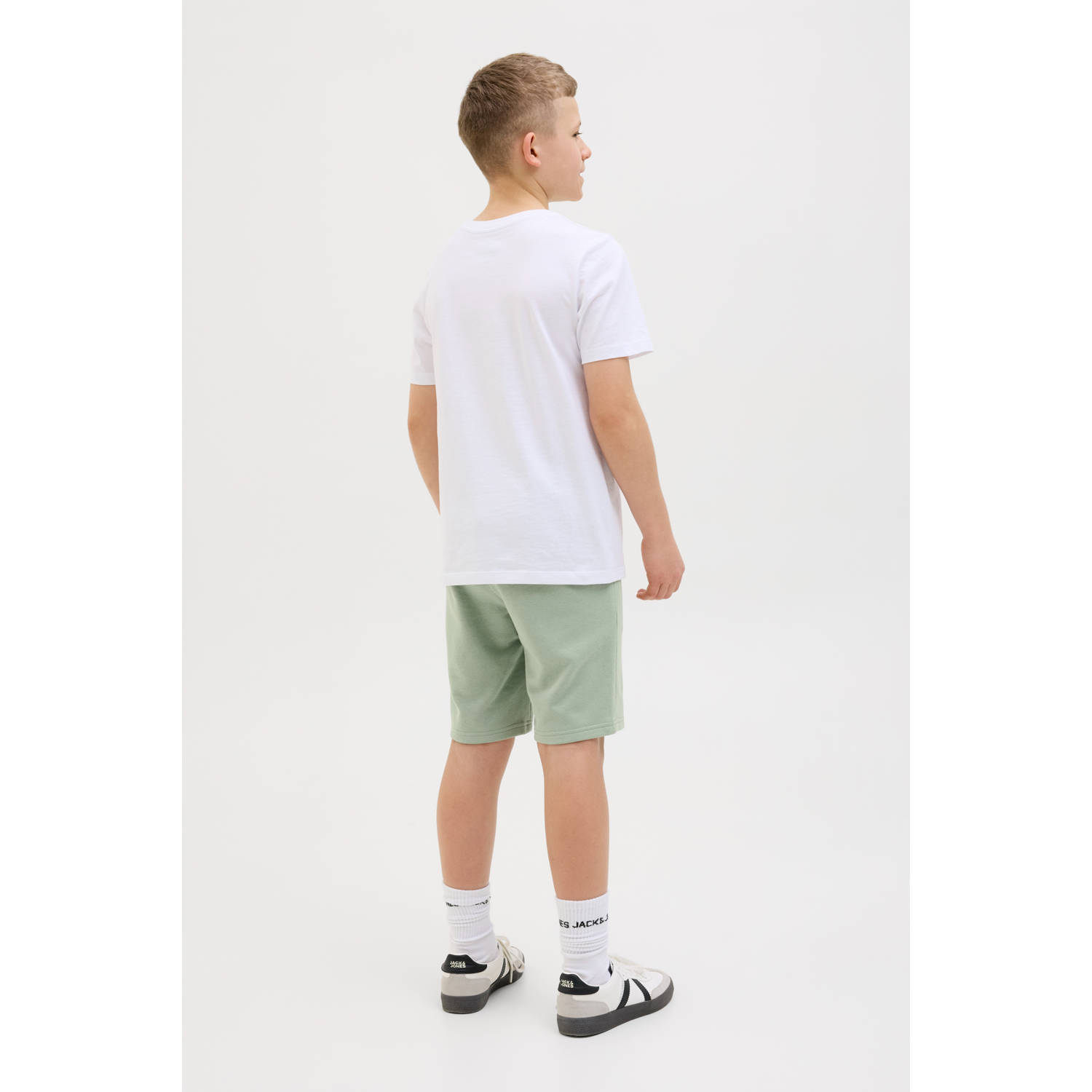 JACK & JONES JUNIOR sweatshort groen