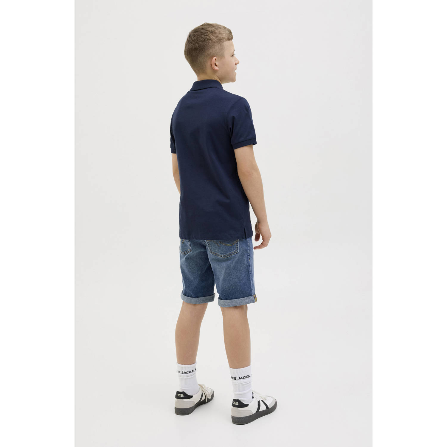 JACK & JONES JUNIOR regular denim short medium blue denim