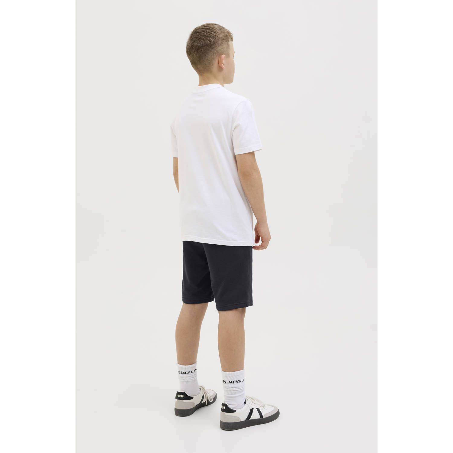 JACK & JONES JUNIOR sweatshort zwart