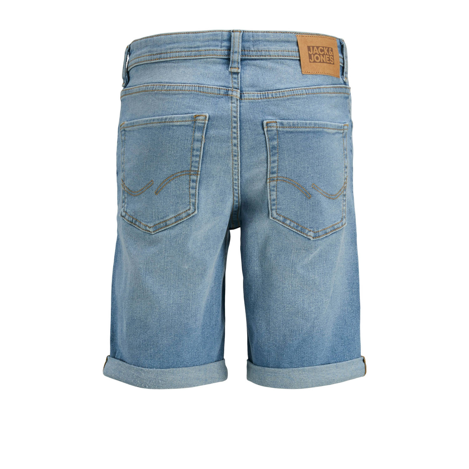 JACK & JONES JUNIOR denim short medium blue denim