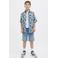 JACK & JONES JUNIOR denim short medium blue denim
