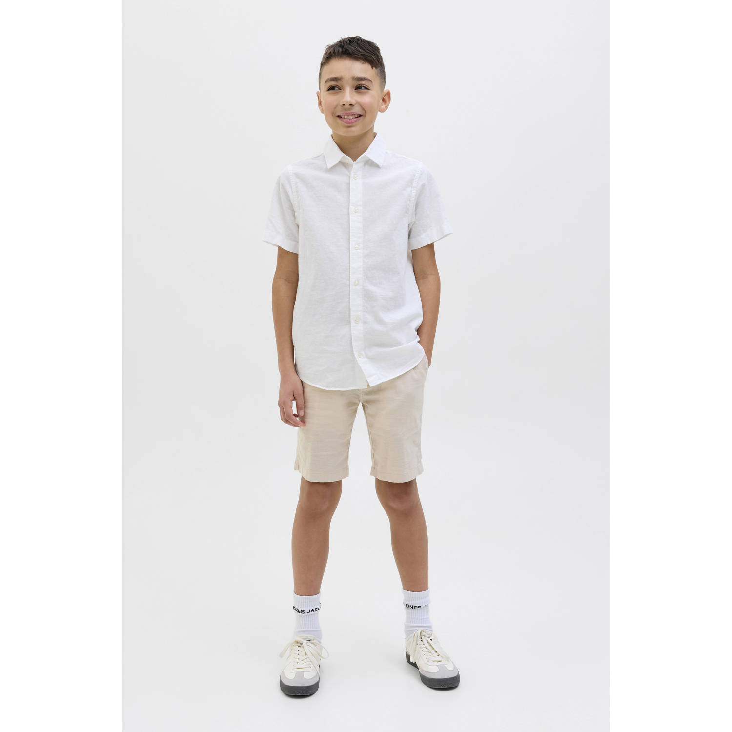 JACK & JONES JUNIOR chino short ecru