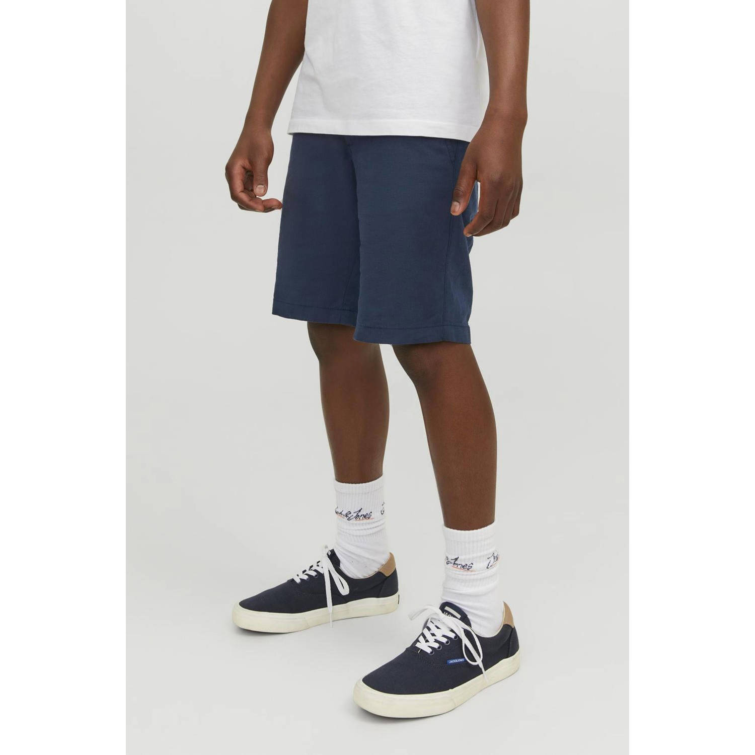 JACK & JONES JUNIOR chino short donkerblauw