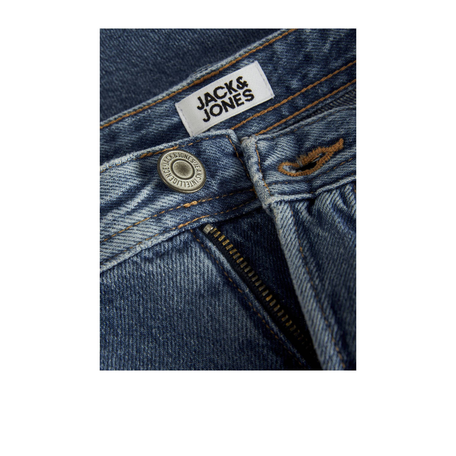 JACK & JONES JUNIOR denim short medium blue denim