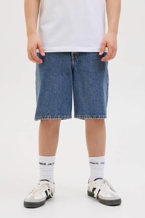 denim short medium blue denim