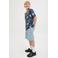 JACK & JONES JUNIOR denim short light blue denim
