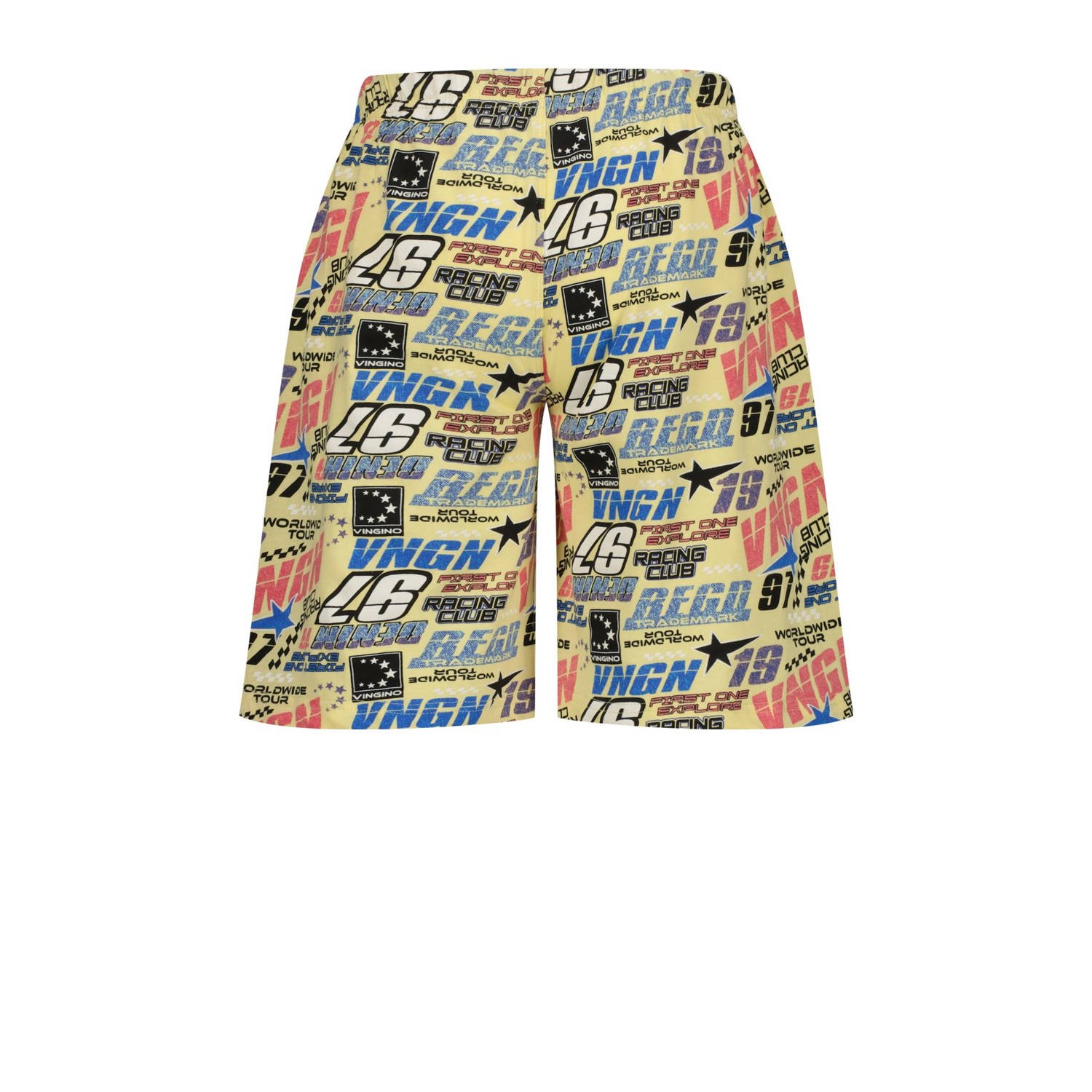 Vingino shortama zwart geel