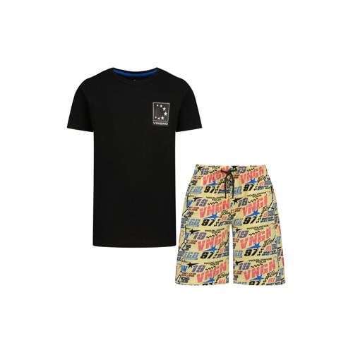 Vingino shortama zwart/geel afbeelding