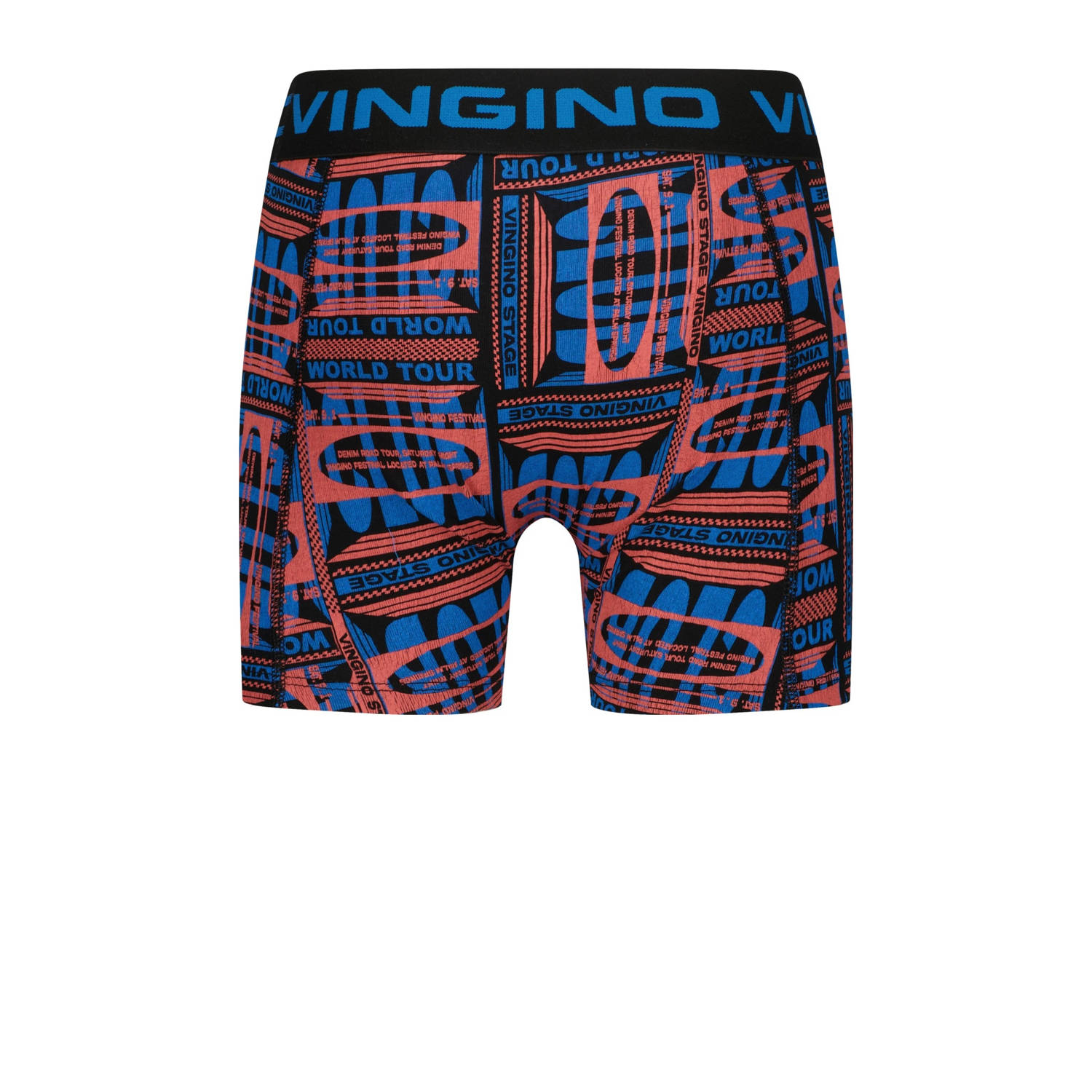 Vingino boxershort set van 3 hardblauw multicolor