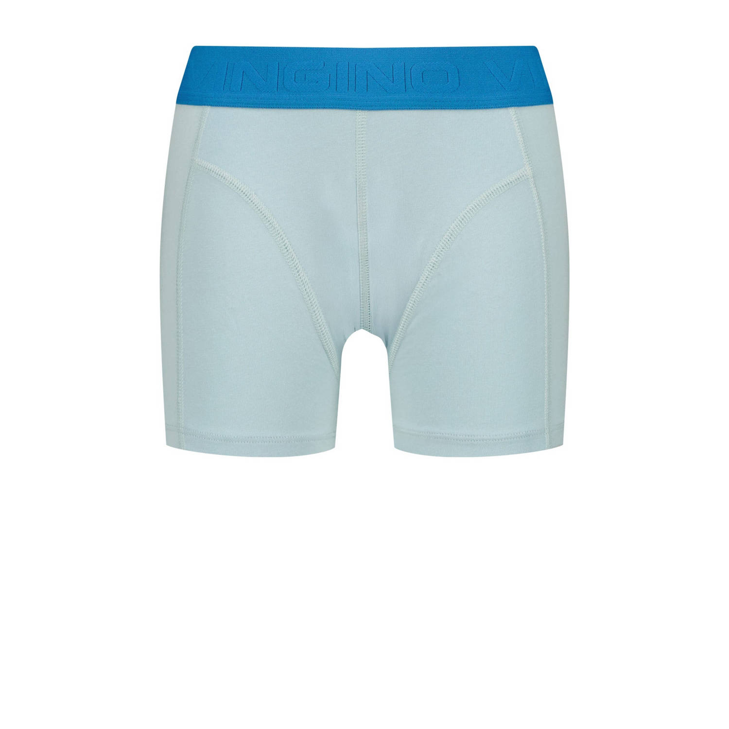 Vingino boxershort set van 3 grijs melange oranje lichtblauw