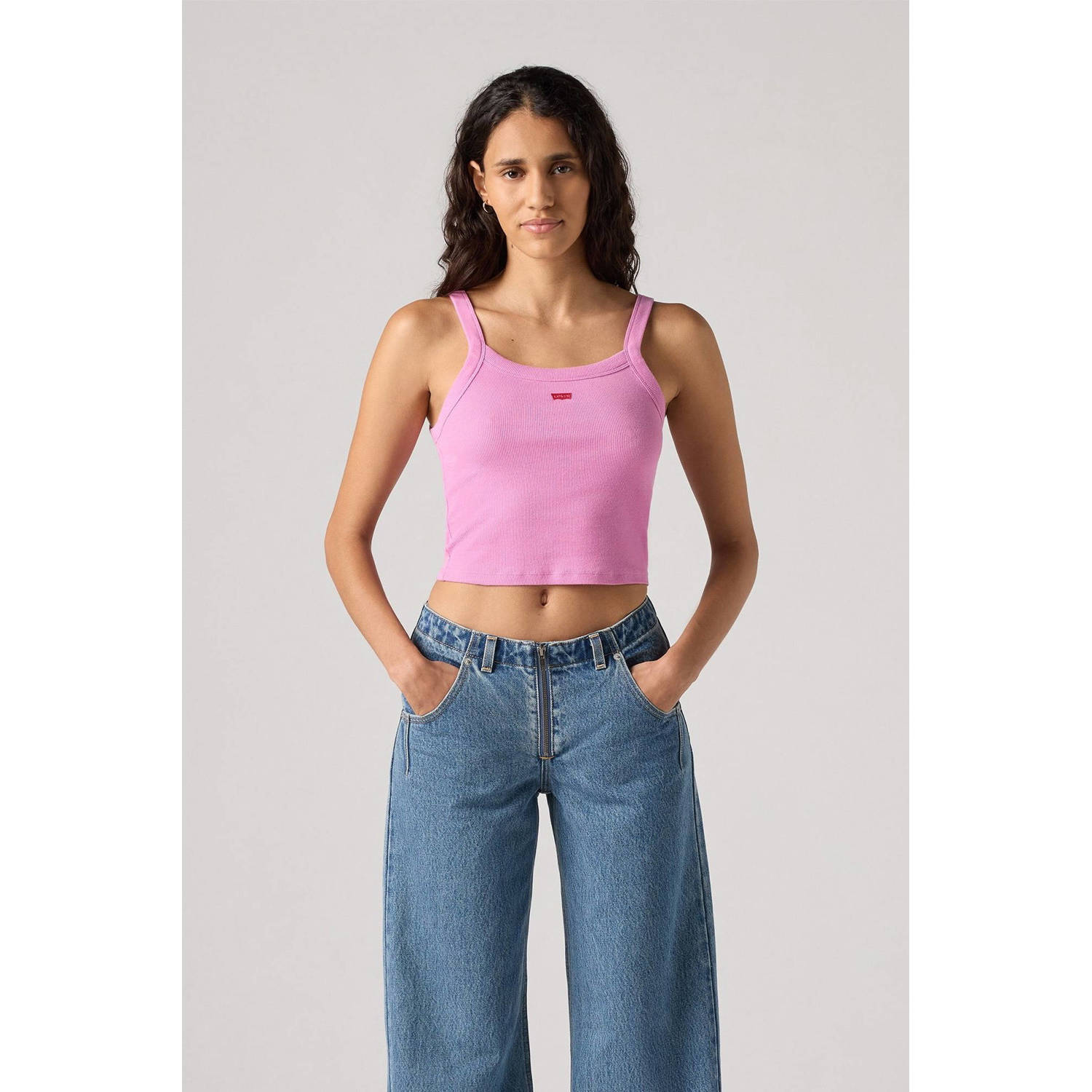 Levi's Tanktop met labelprint