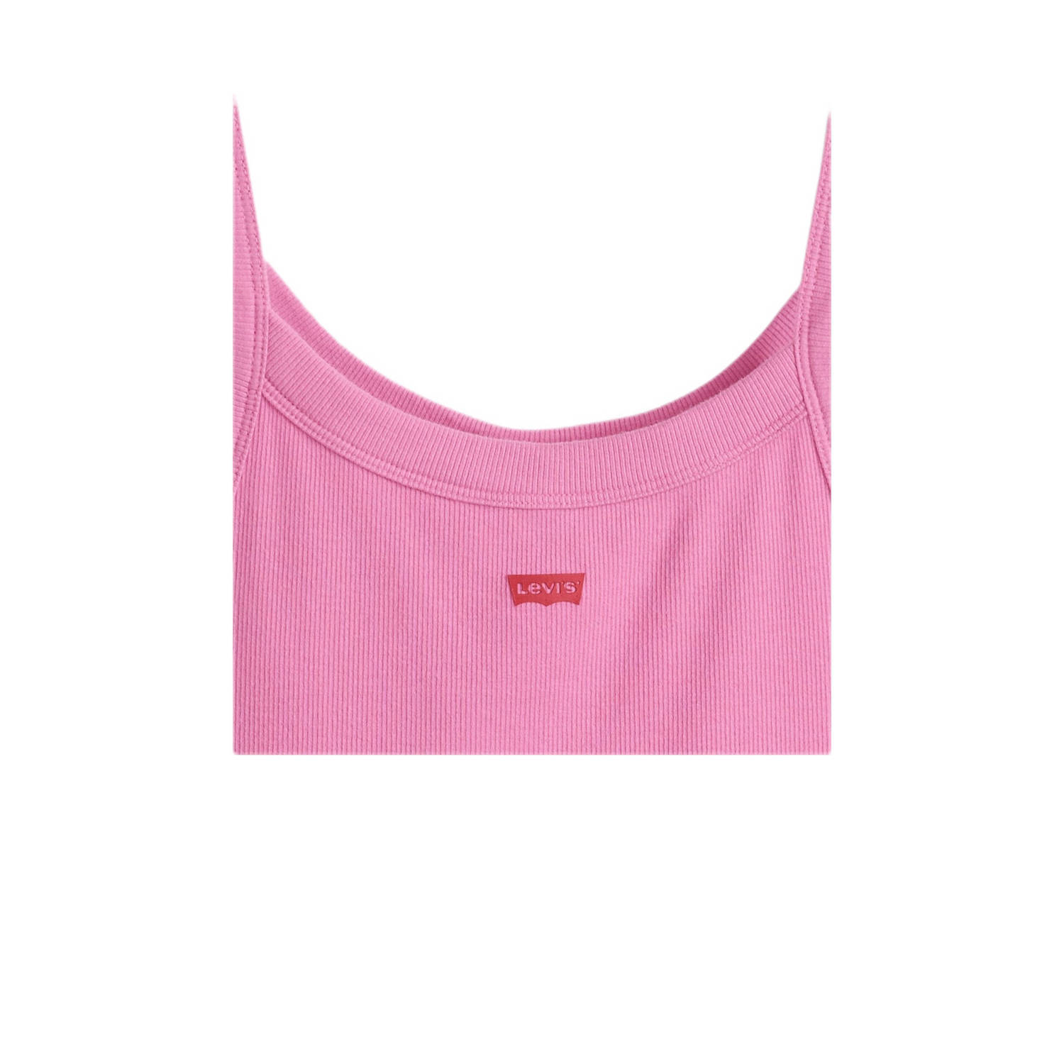 Levi's cropped top roze