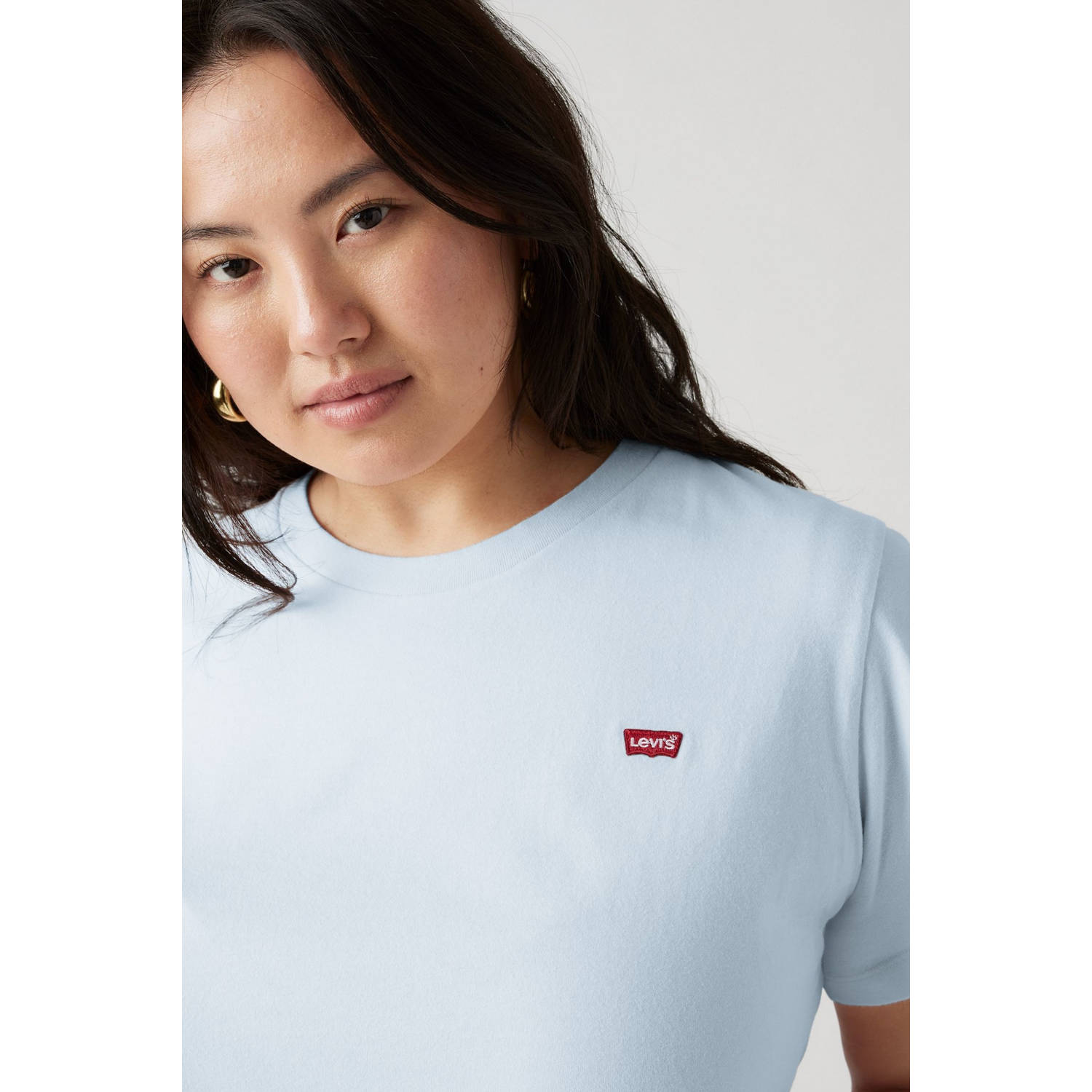 Levi's T-shirt lichtblauw