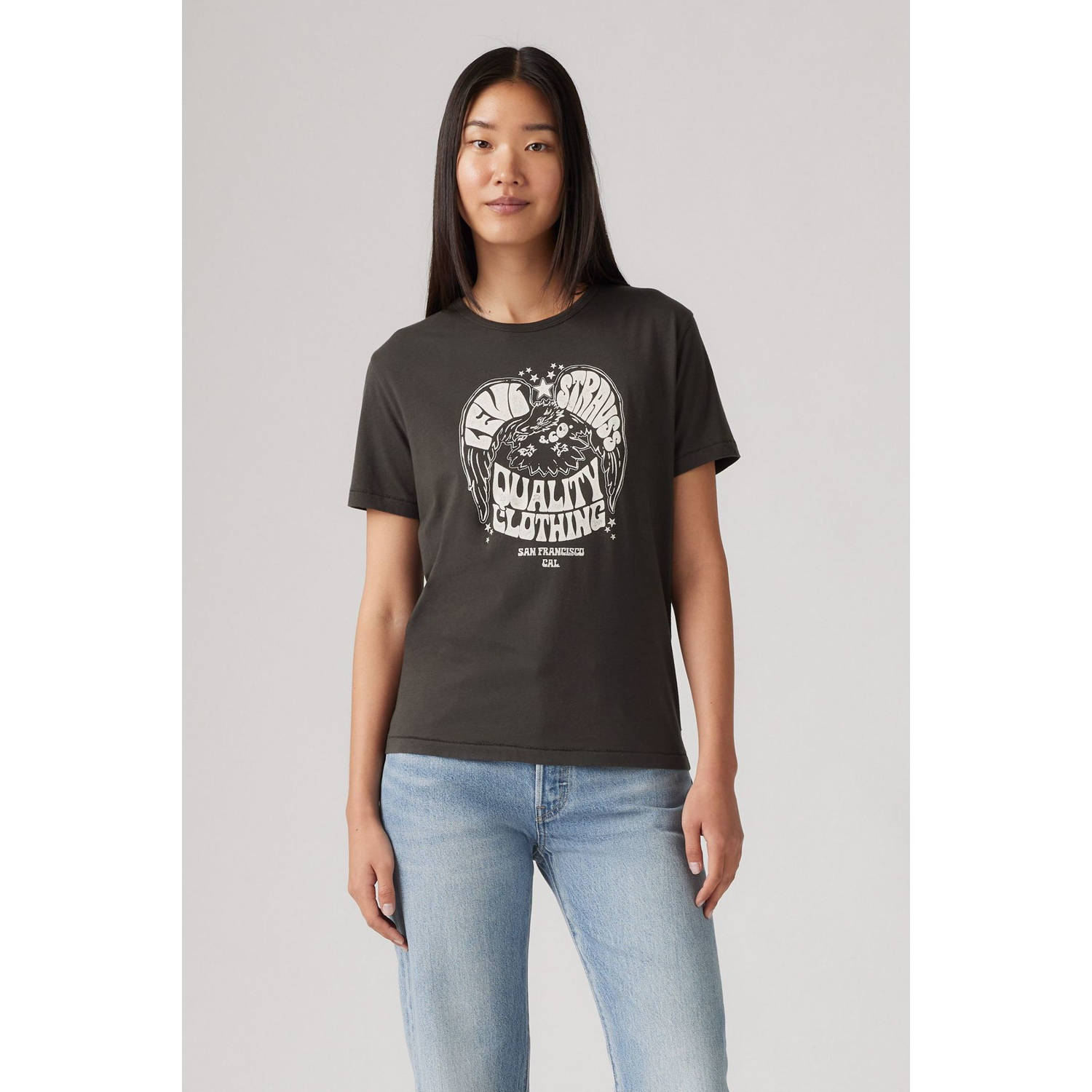 Levi's T-shirt zwart