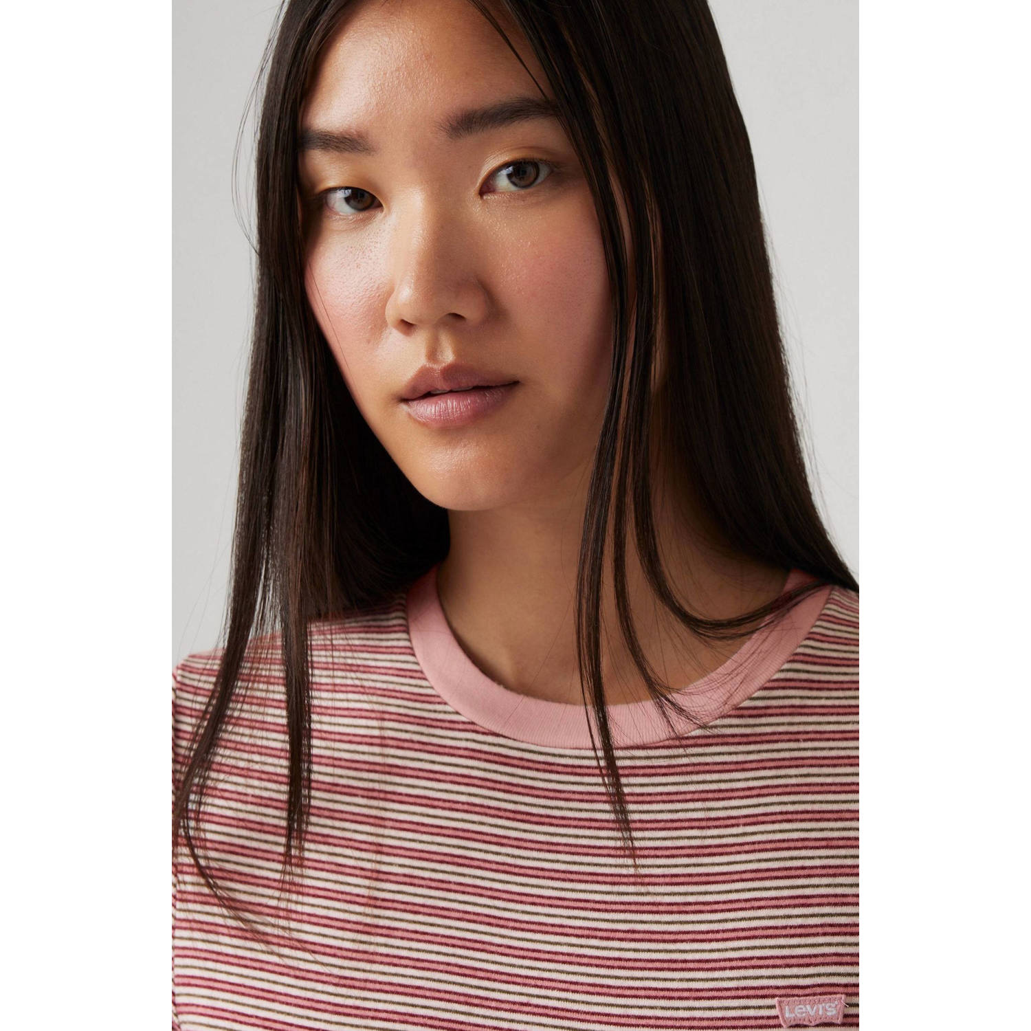 Levi's T-shirt lichtroze