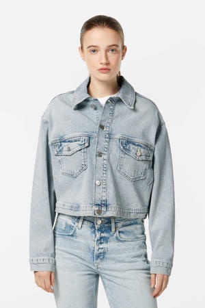 spijkerjas light blue denim