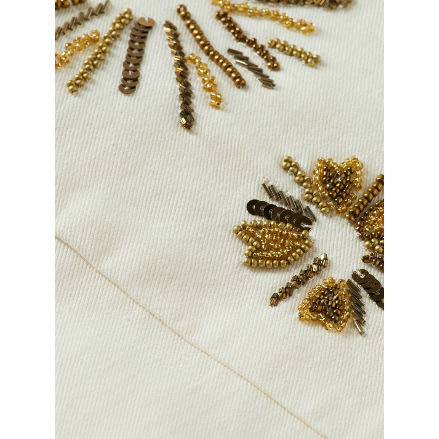 Scotch & Soda jasje met pailletten ecru