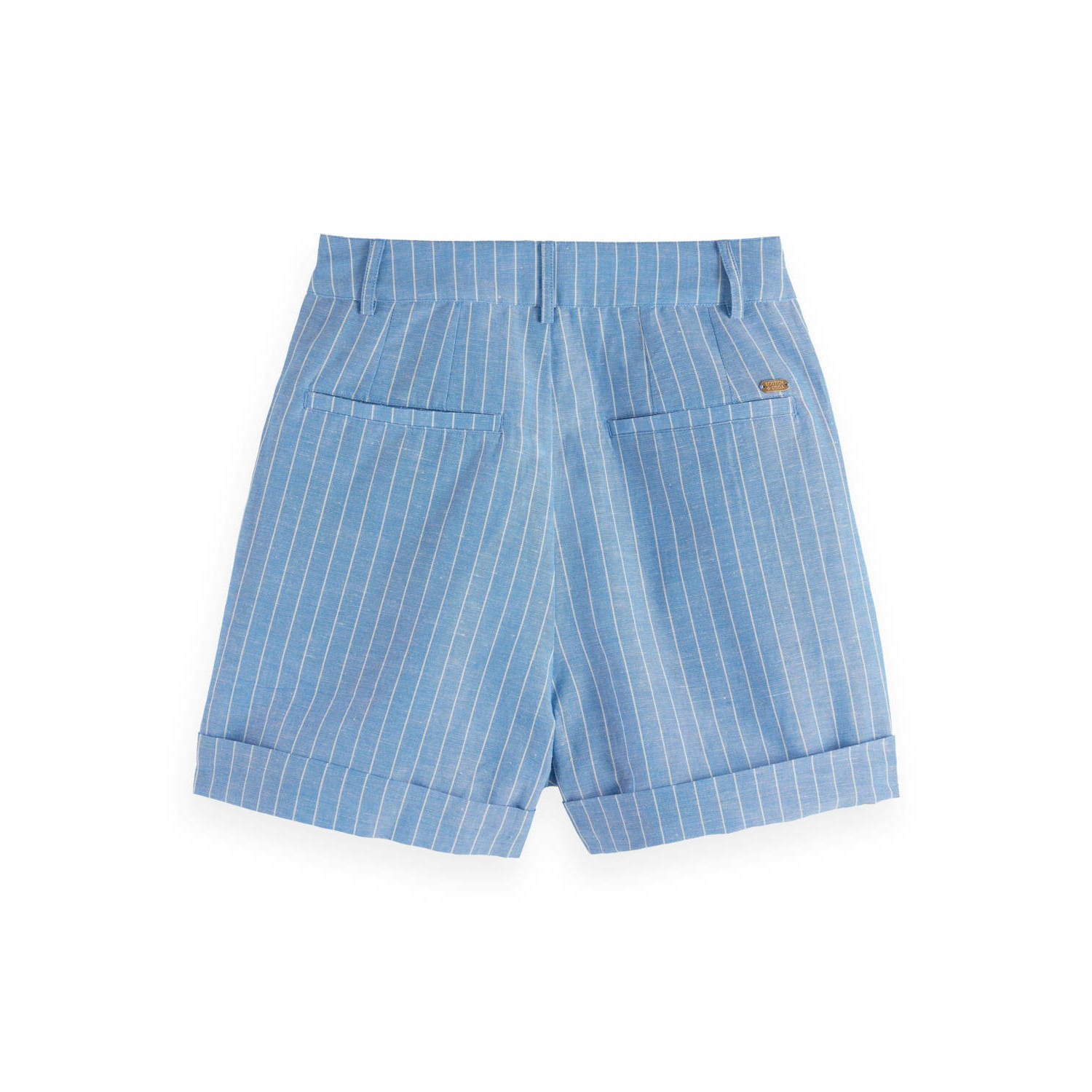 Scotch & Soda slim regular waist casual short blauw