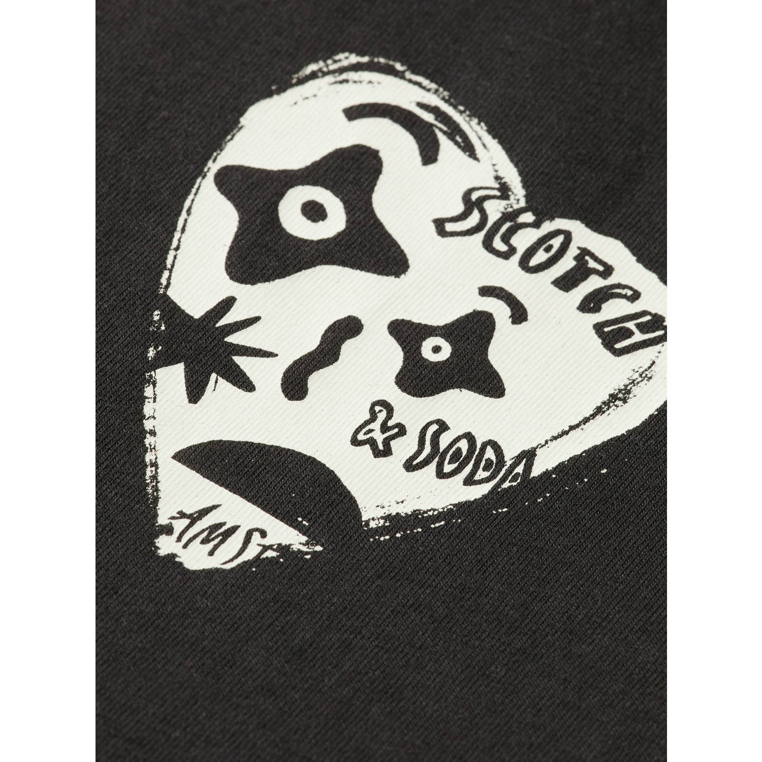Scotch & Soda T-shirt zwart