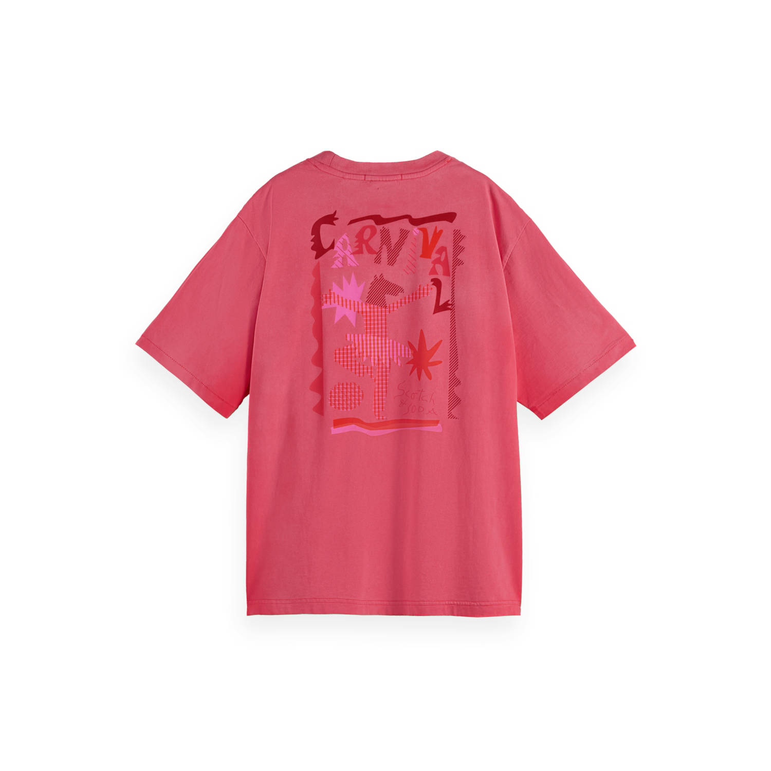 Scotch & Soda T-shirt roze